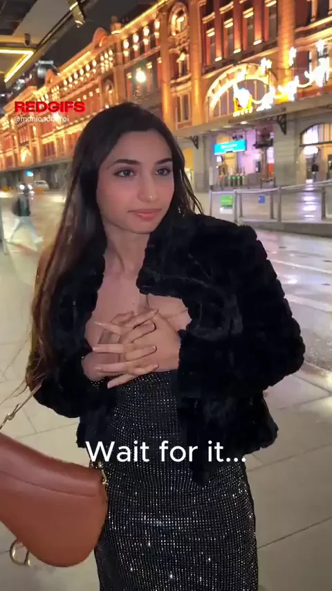 Desi Slut Begs 'Stop Me Stripping in Public' with Massive Tits