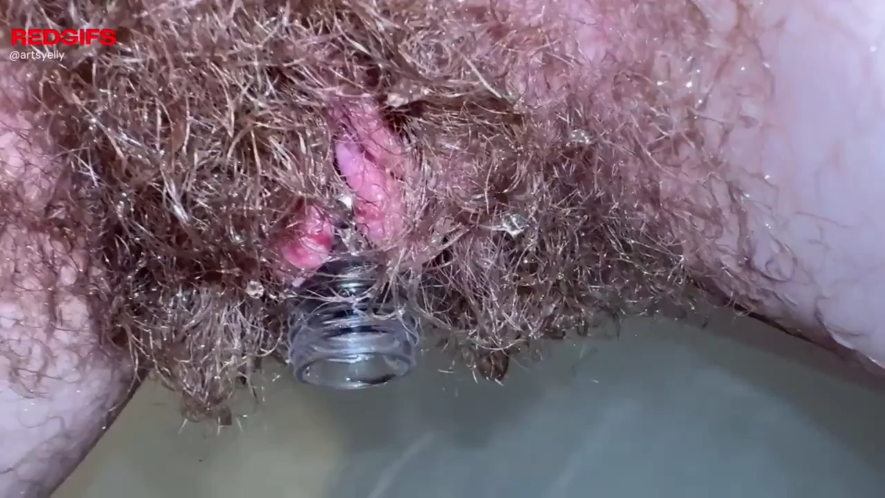 🔦 Spotlight on My Travel Bottle Stuffed Deep in Hairy Wet Pussy 😈