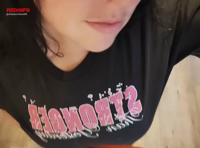 Slutty MILF Mom's Candy Tits Kitchen Tease