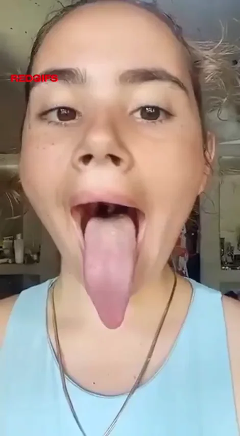 Ahegao Demon's Insane Long Tongue Tease 😝👅