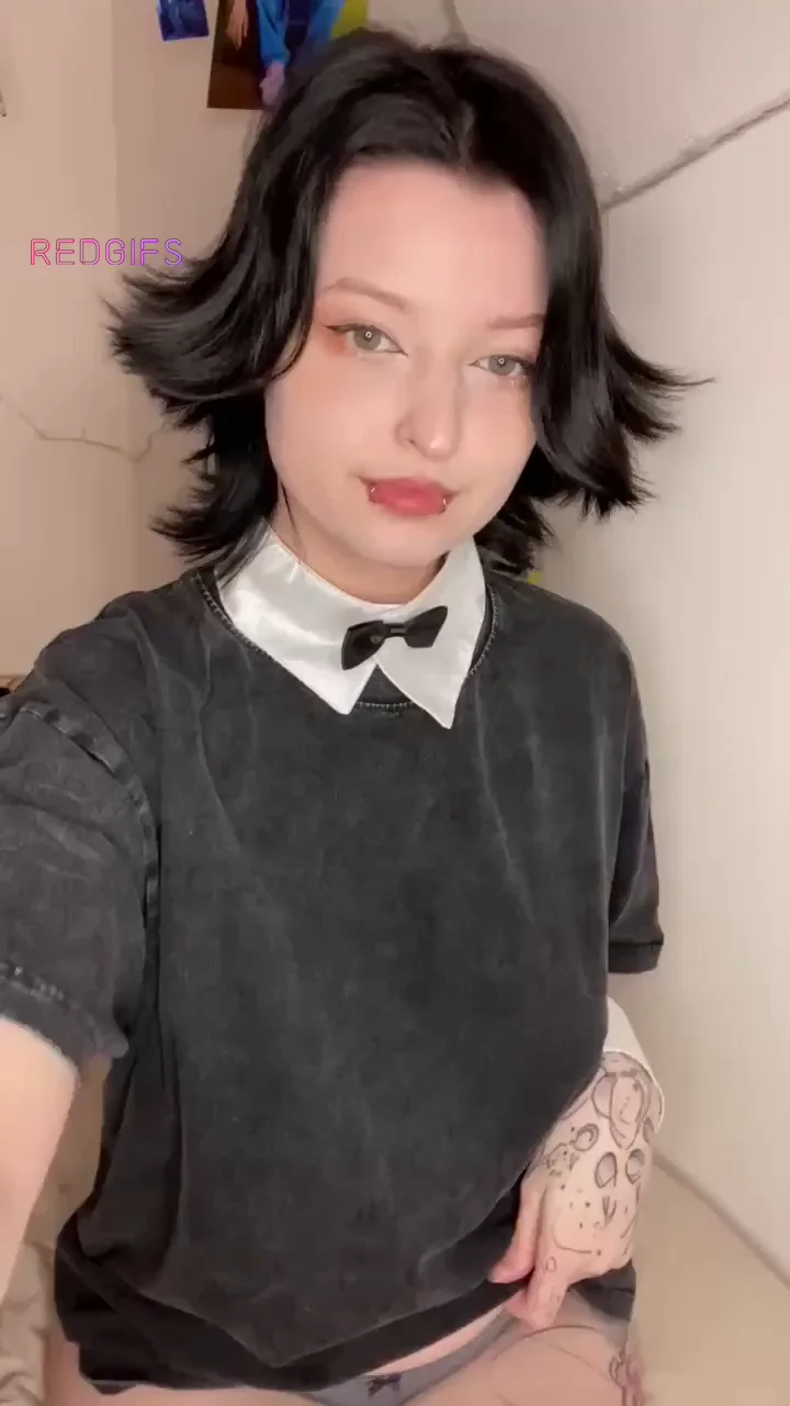 short hair chick show her best parts