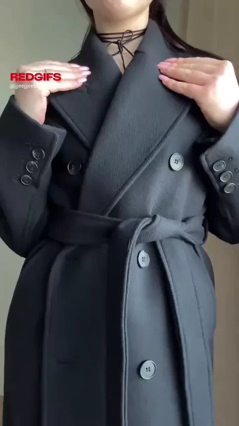 This coat is certainly beautiful, but what's underneath it...