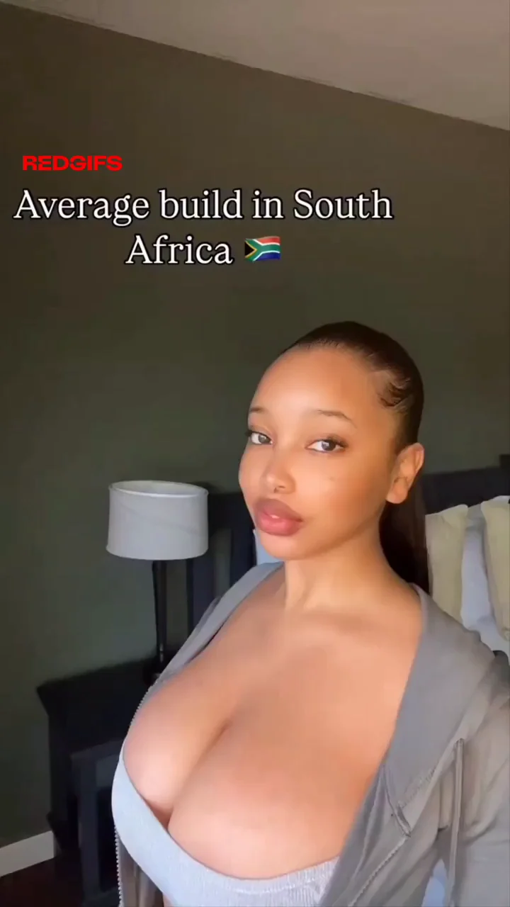 South African TikTok Babe Flaunts Massive Tits in Grey Slutwear