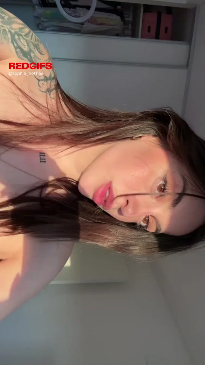 Fresh Shower Drip: Natural Slutty Tits Tease