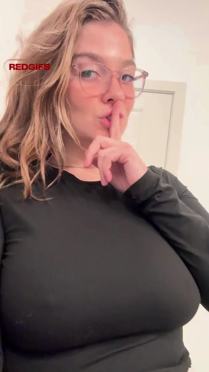 Secret Titty Drop Bombshell: Glasses Girl's Massive Mams Reveal