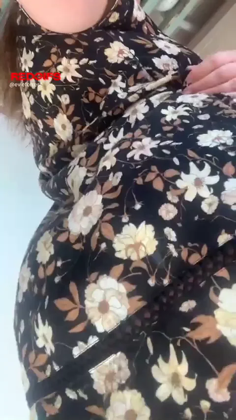 No Panties Short Dress Work Slut Vibes 🍑💋