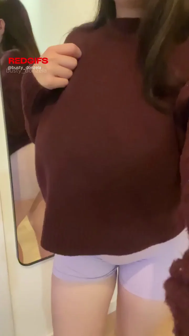 There's a real horny slut hiding under that simple sweater