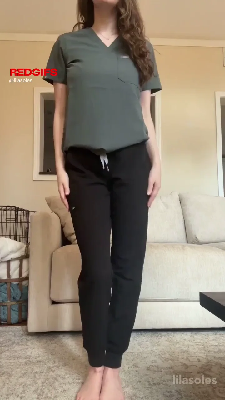 My patients never know I actually have curves hiding under these scrubs