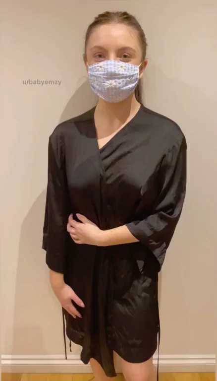 🔥[18] Can You Resist This Slutty Babe Teasing in Her Sheer Black Robe? 😈