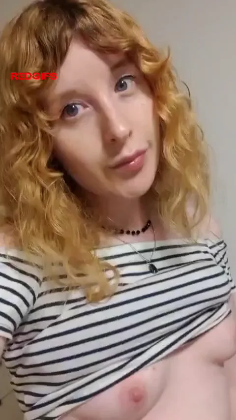 Cute Trap with Tiny Tits & Little Dick Tease 😈🍆💕