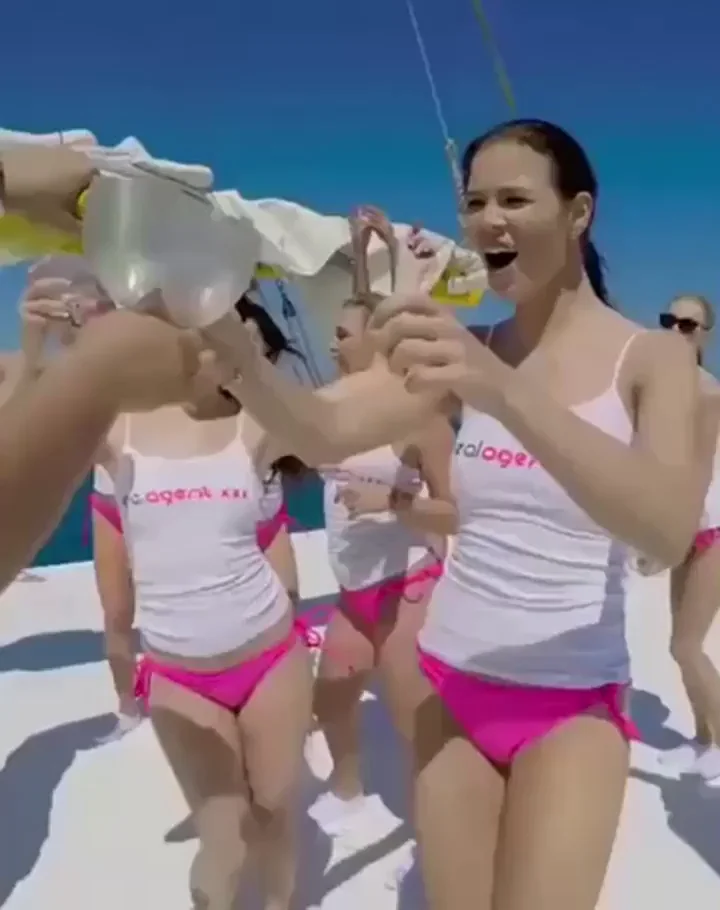 Pink Bikini Yacht Orgy: Freeuse Teens Get Sloppy on the High Seas