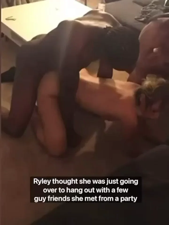 Blonde Teen Riley Hooked on BBC First Time Fuck Fest