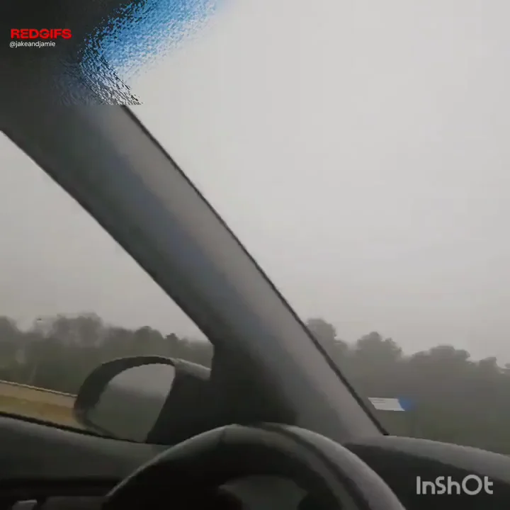 I love showing off my tits while driving