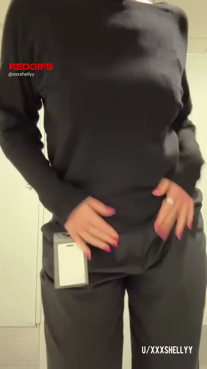 Naughty Work Slut Teasing Her Fat Ass 🍑💦