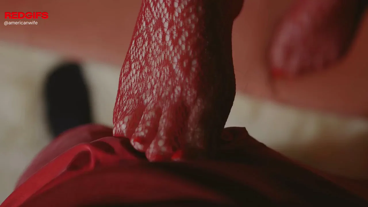 MILF Toes Tease Thick Cock Till Precum Drips