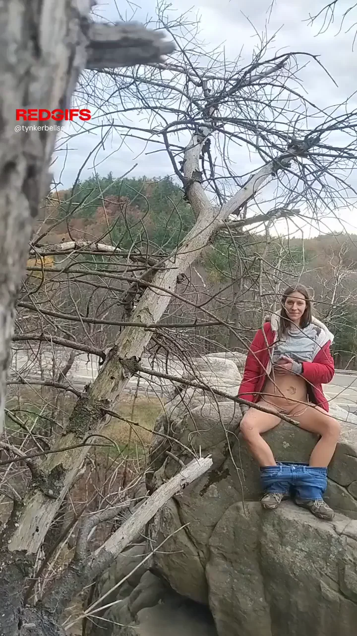 Flashing by the highway