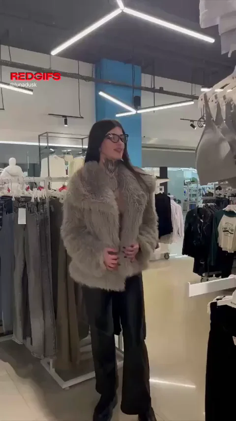 Busted Flashing My Massive Tits in the Store