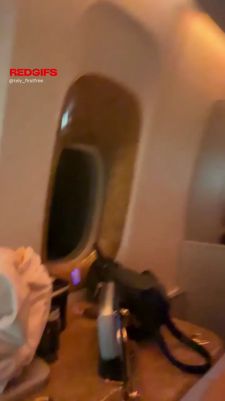 Airplane Window Blocked? Feast on My Juicy Shaved Pussy View Instead 😈✈️