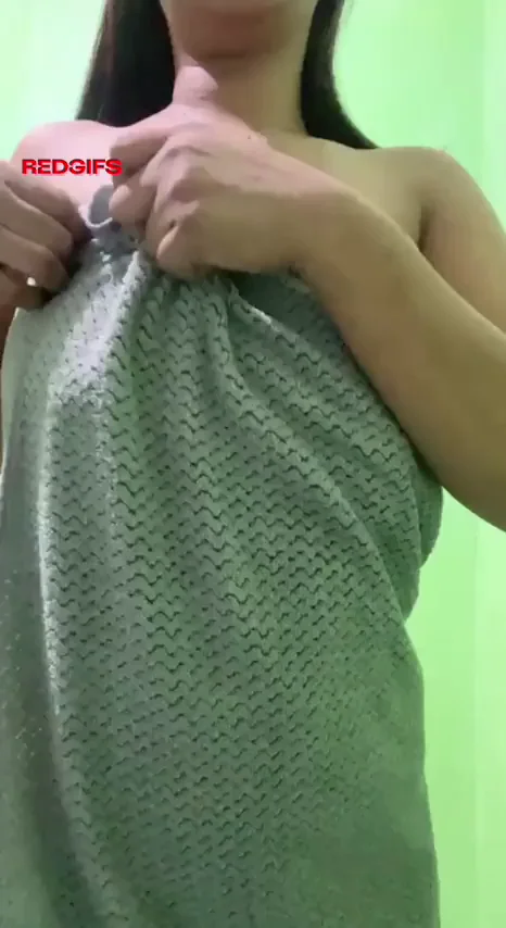 Asian MILF's Massive Natural Tits Tease Drop at Your Doorstep