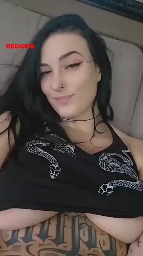 Daddy's Inked Tease Slut Bouncing Massive Tits for Breeding Pound 💦🍑🙈
