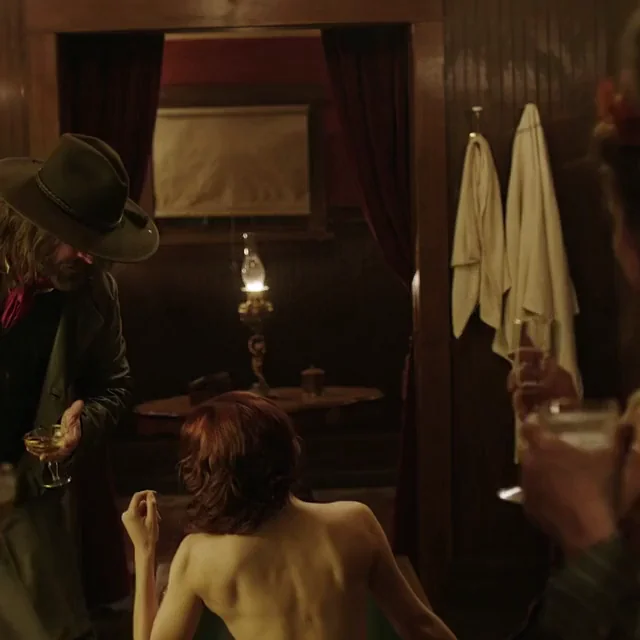 Conor Leslie's Steamy Nude Backstory Tease in Klondike