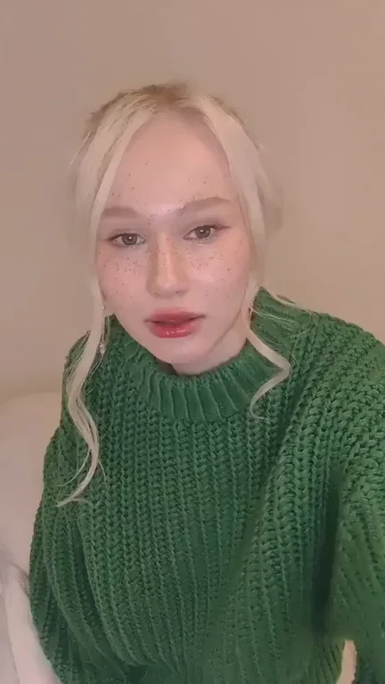 Blonde Cutie Blushes: 'My Tits Look So Tiny Here' 😳🍒