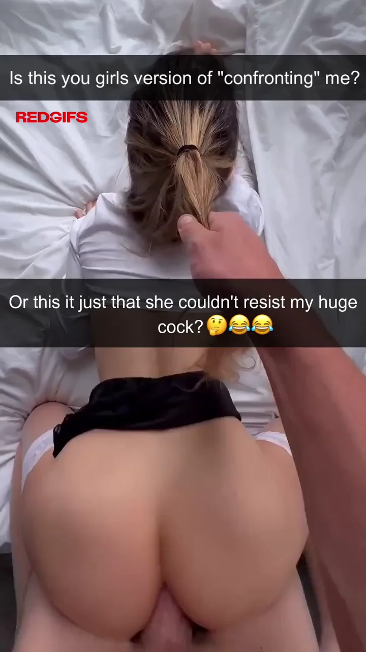 You always saw your girlfriend as confident, smart, and devoted. Not the dumb, stupid, cock obsessed slut that she really is.