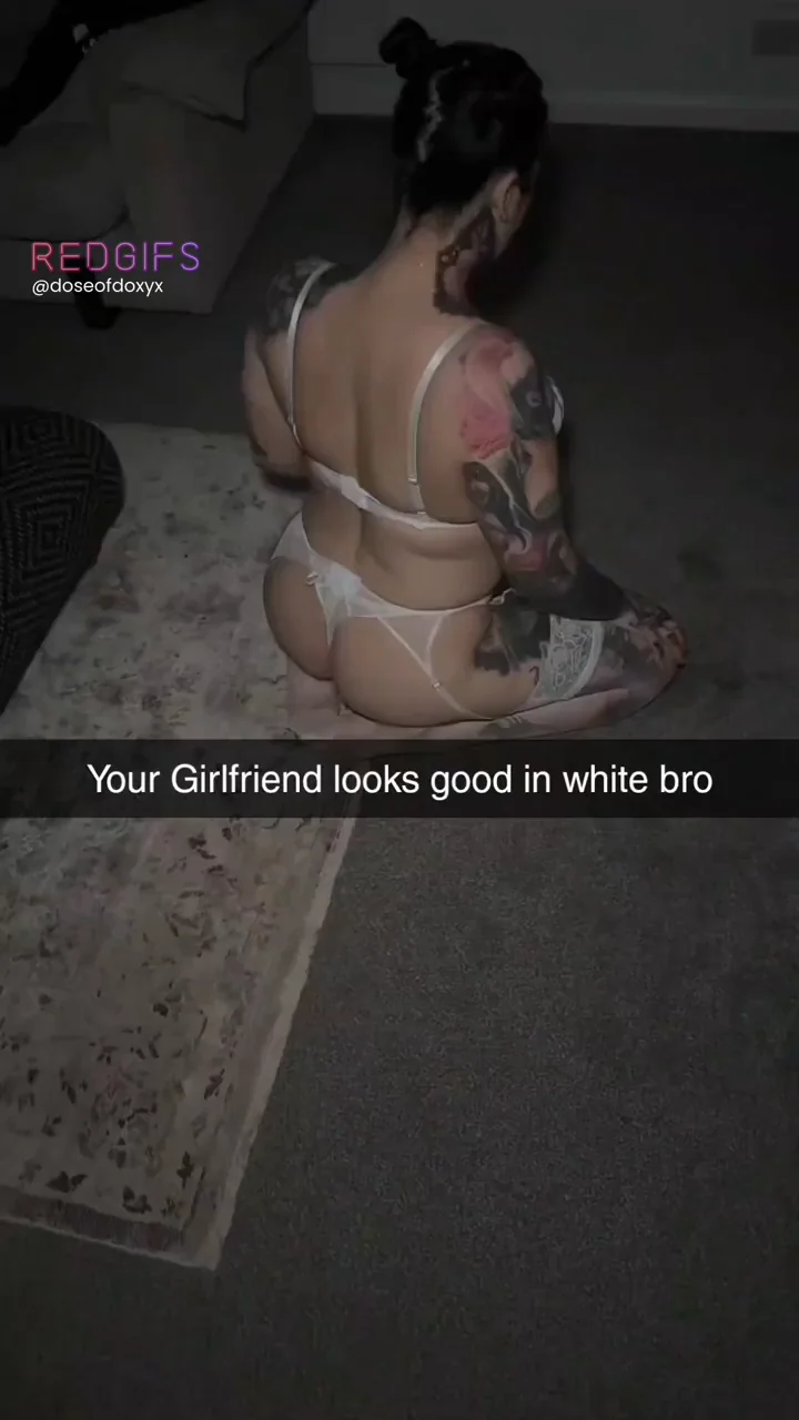 Your girl looks good in white. Wouldn't you agre