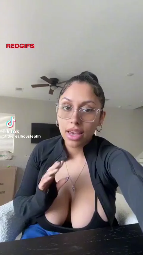 Houstephh's Massive Tits Tease in Zip-Up