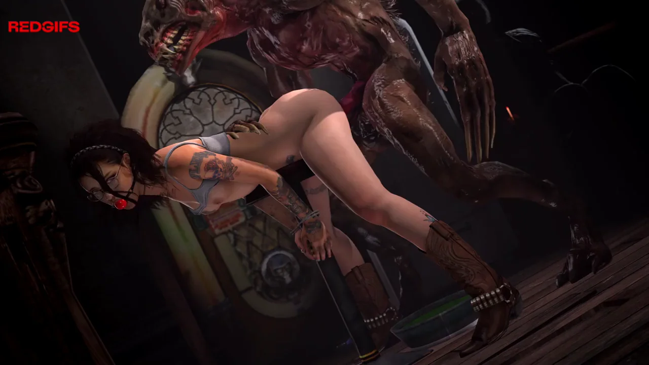 Nico's Slutty Curves Ravaged: Monster Cock Breeding in Standing Doggy (Devil May Cry Rule34)