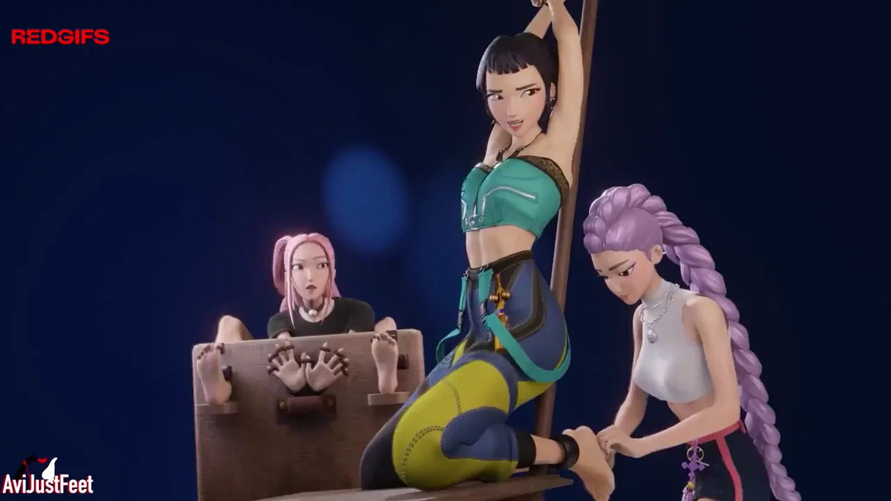 Zoey Tickled Feet Armpits K POP Ticklish Hunters!