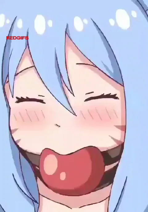 🩵 Bound Blue-Haired Hentai Slut Gagged & Spread Wide, Begging to Be Used! 😩🔗💦