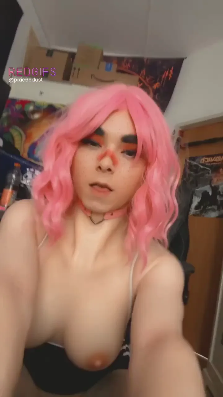 Begging to Crash with My Massive Shemale Cock
