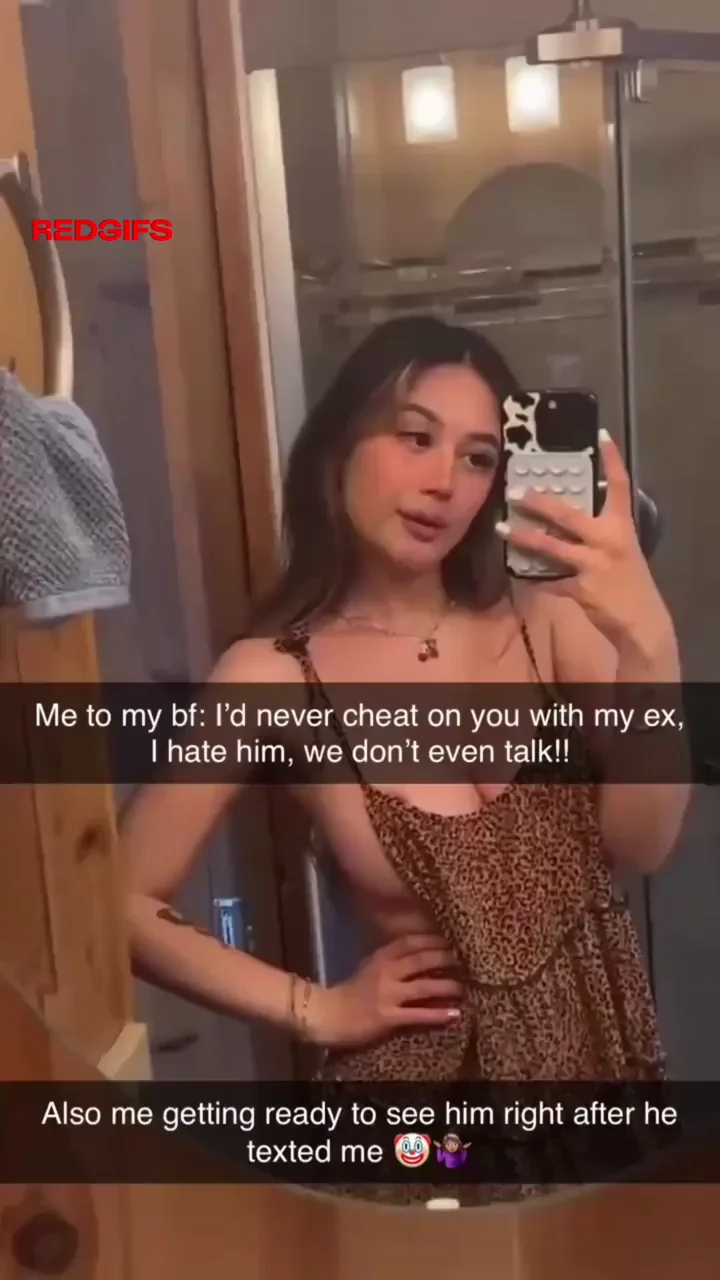She made her cucky boyfriend eat her out right after she cheated on him without a condom 😇