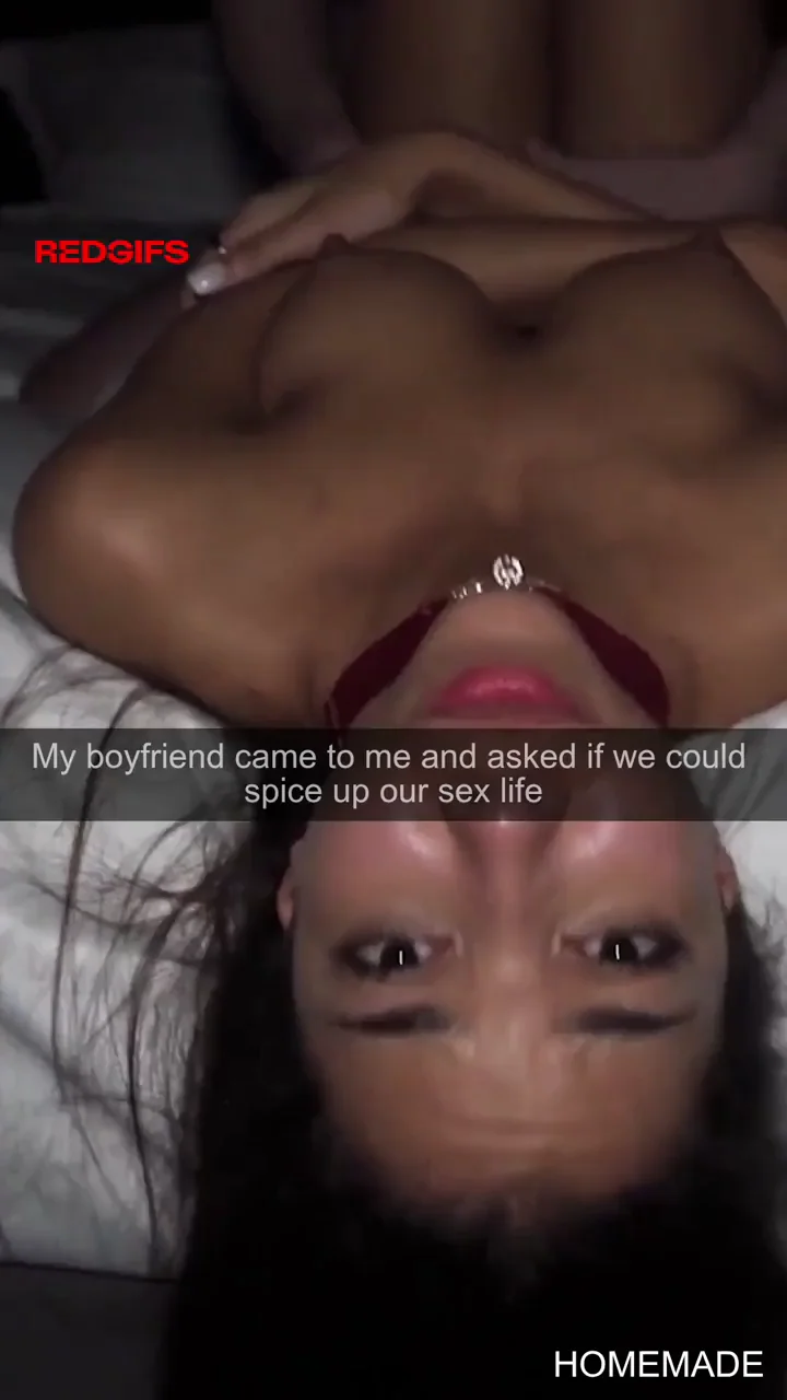 My boyfriend got so hard once he saw what I was doing with my friends