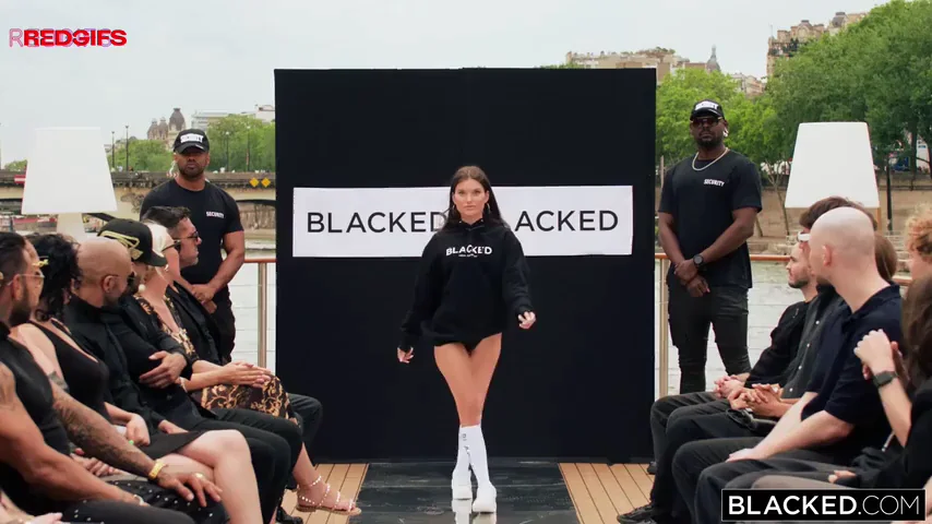 Imagine being in these fashion show and seeing these beautiful women in blacked underwear and you know you don't have any chance to even touch them cus they are going to get blacked