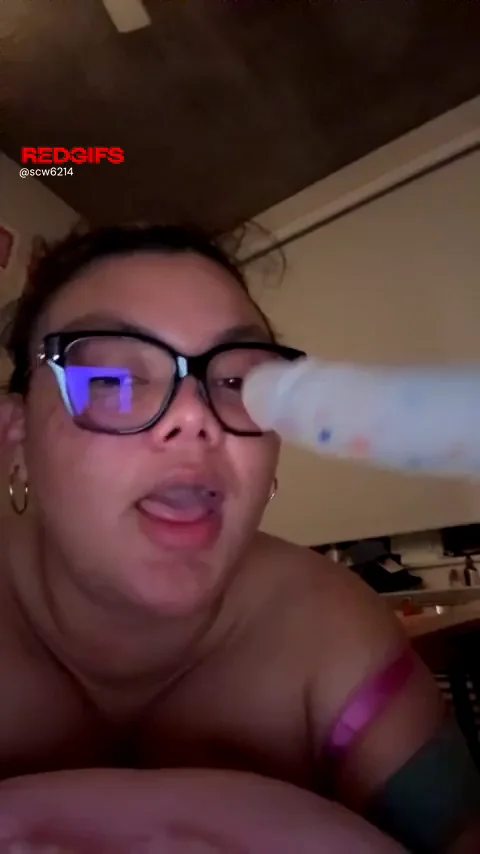 📚 Nerdy Slut's Casual Throatpussy Dildo Practice 😩💦