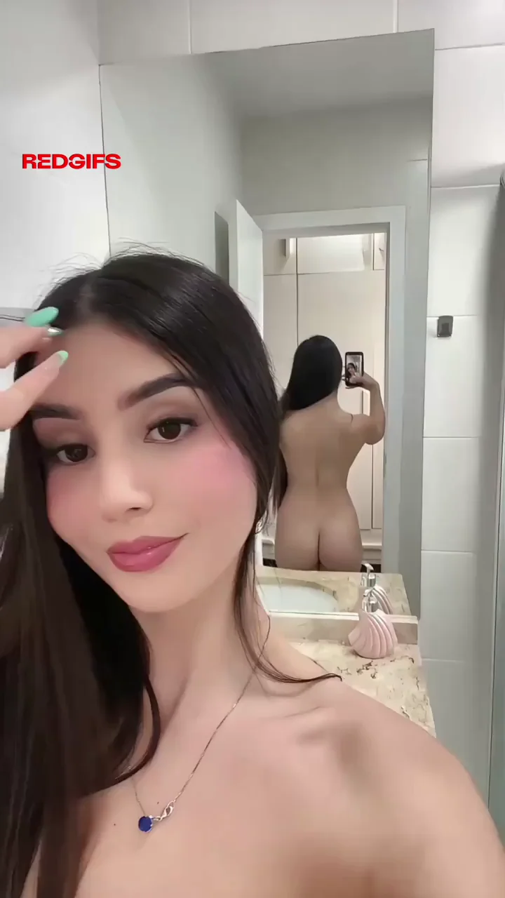 Mirror Tease: Reflection's Slutty Ass Outshines My Throbbing Cravings