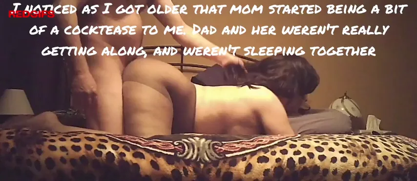 I couldn't take Mom's teasing anymore