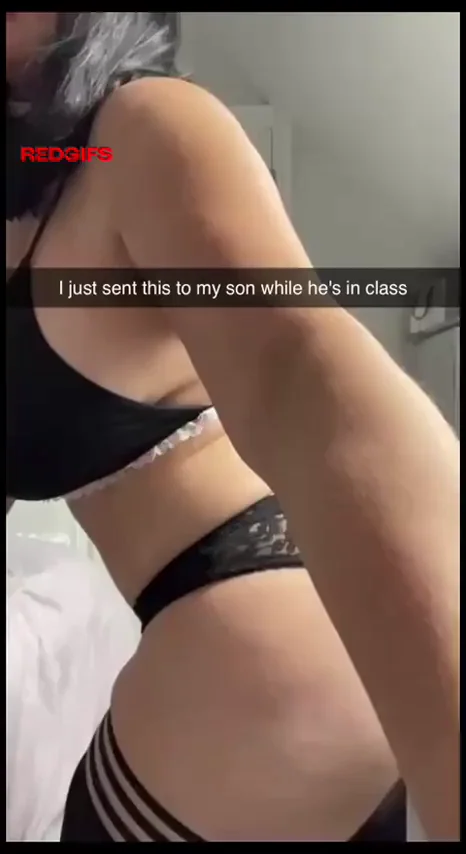 Mom's Juicy Ass Tease Snapchat to Get Son Home Fast