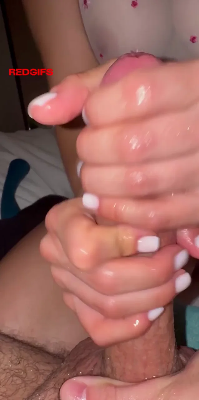 he’s lost in my big tits while i make his eyes roll back