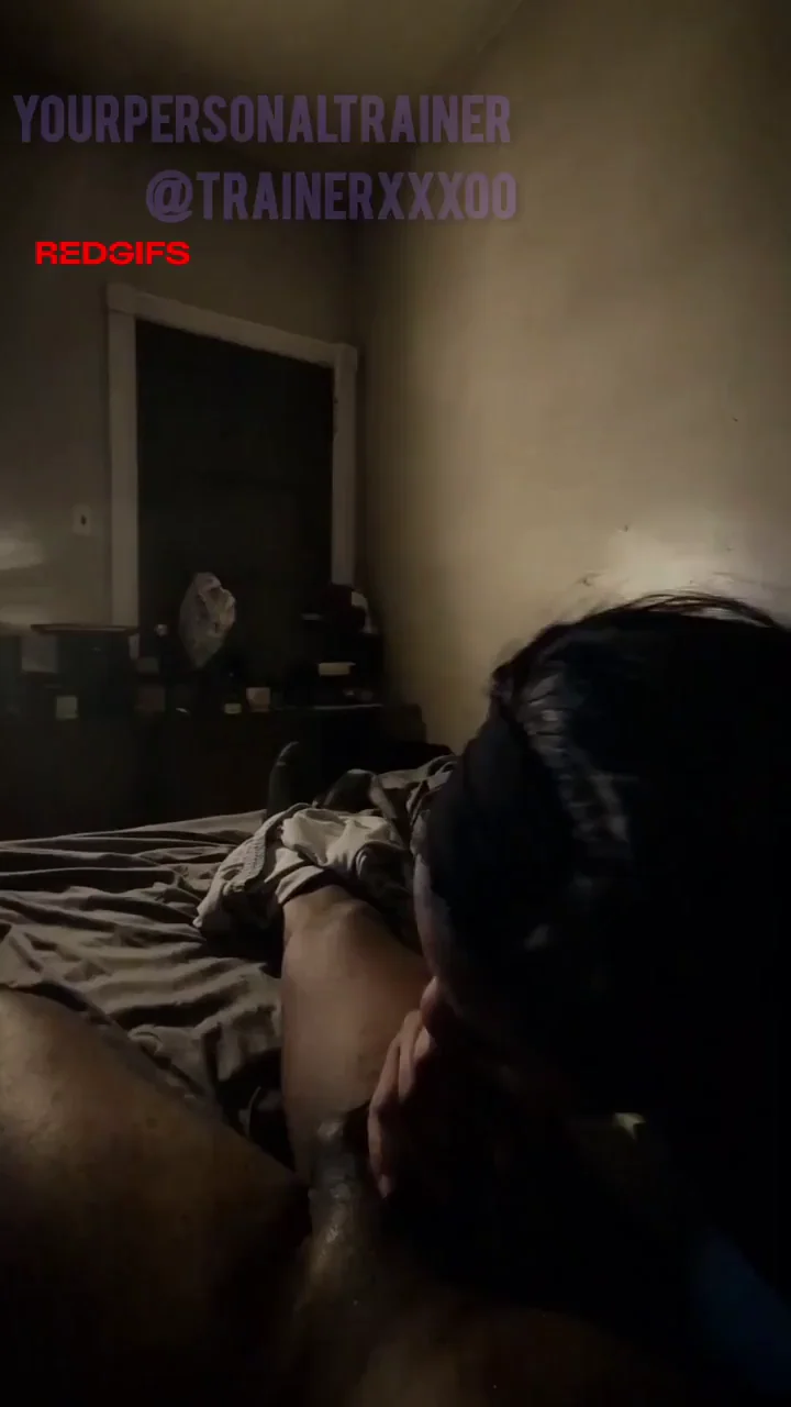 Nasty spitty blowjob