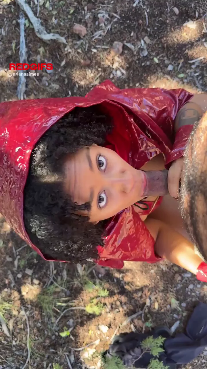 🔥 Red Riding Hood Gags on Big Bad BBC Wolf 🍆👅