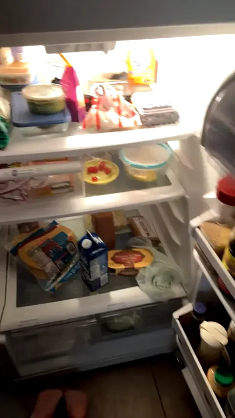 Latin Chick Craves White Dick in Kitchen BJ Tease 😈🍆💦