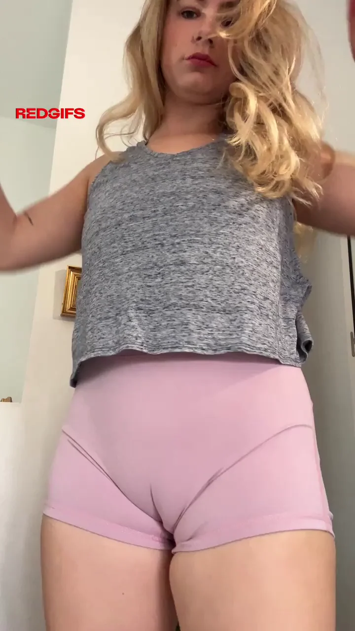 The cutest little cameltoes you  will see today ..