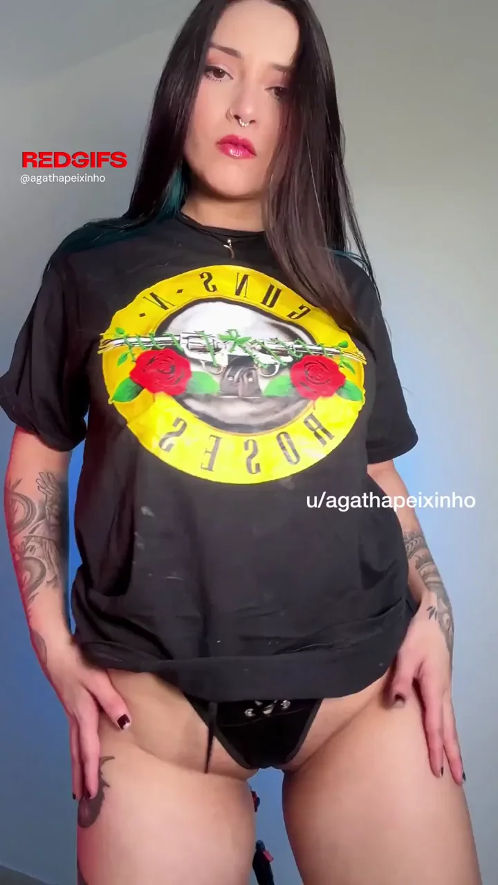 Gothic GF's Big Booty Begs: 'Fuck Me Hard, Baby!'