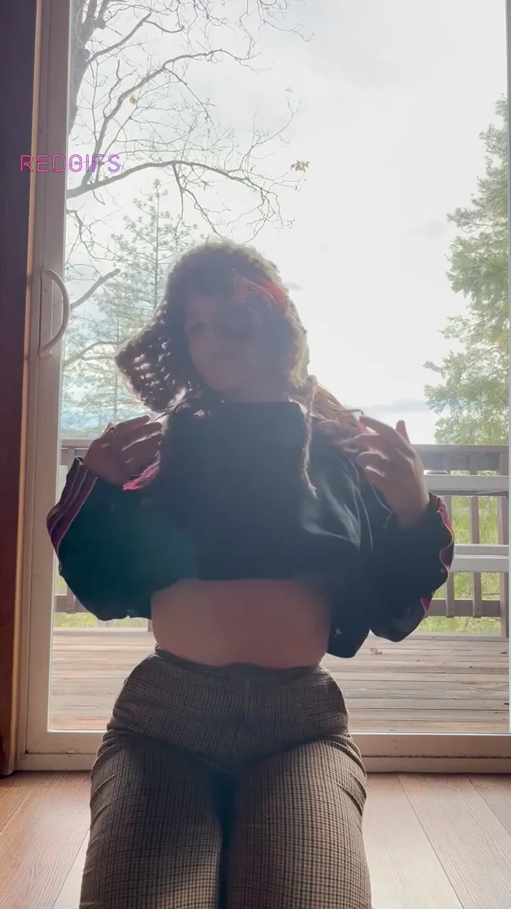 Chilly Outside, Steamy Titty Tease Indoors