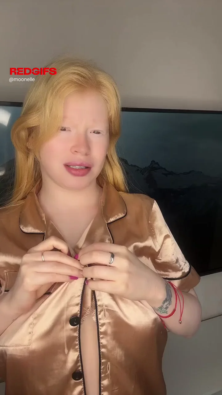 I wanna be your personal adorable redhead albino girl