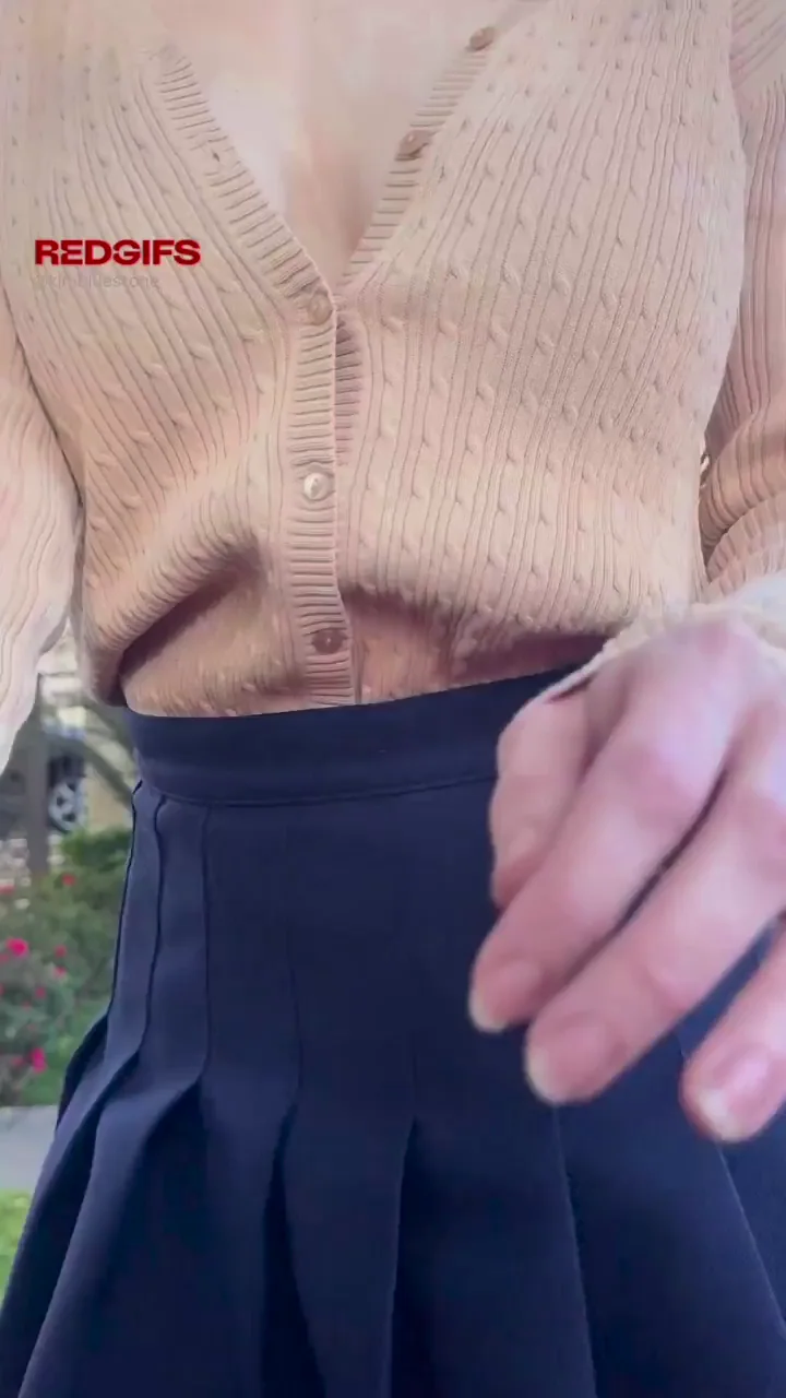 Flashing on the side of the road
