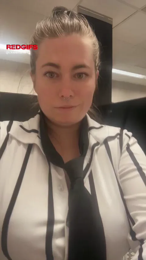 Happy Halloween Piss Show: Swallow My Hot Stream While I Tease in Office Slut Fit 🎃💦👅